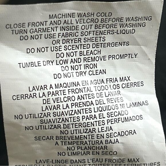 Under Armour Kids Size 4 Black Cold gear  Snow Bibs Zip Front Velcro Top - Picture 16 of 16